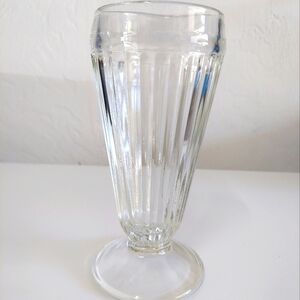 Vintage Footed Soda Fountain Milkshake/Soda Glasses